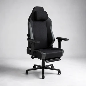 Ergonomic Gaming Chair with Footrest