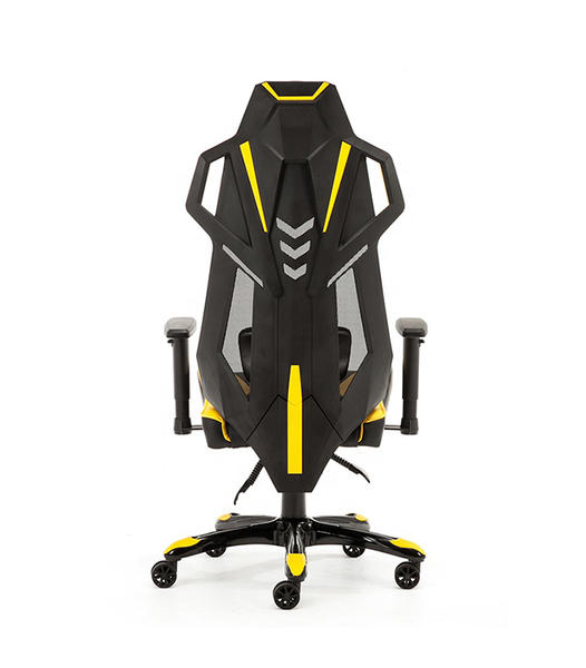 Stylish Gaming Swivel Chair with Breathable Back, Headrest, Armrest and Lumbar Support  HJ033