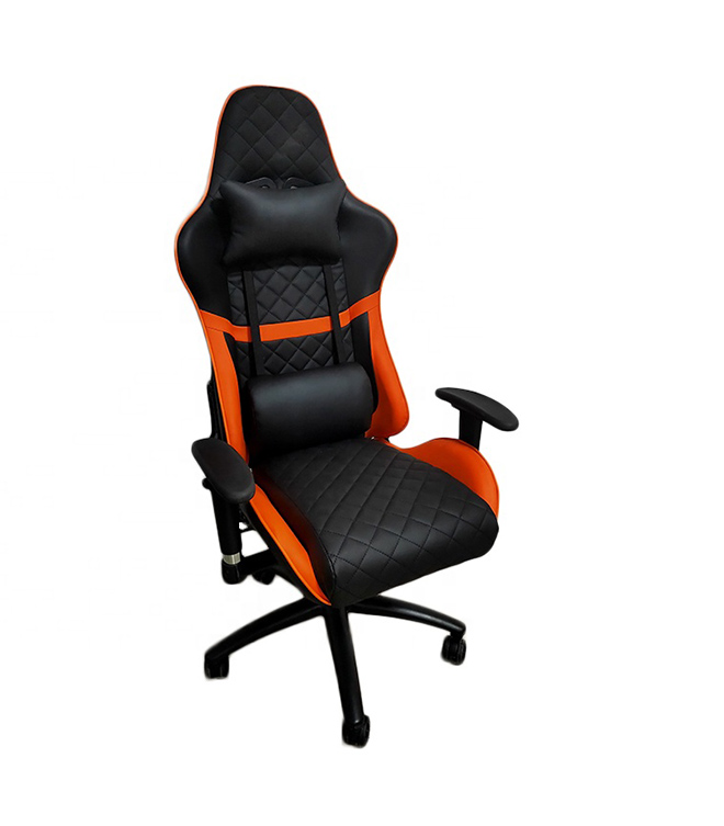 Comfortable Video Game Chair with Headrest and Lumbar Support for PC Gamer (Red, Black, Blue and Yellow)  HJ044