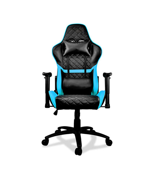 Comfortable Video Game Chair with Headrest and Lumbar Support for PC Gamer (Red, Black, Blue and Yellow)  HJ044
