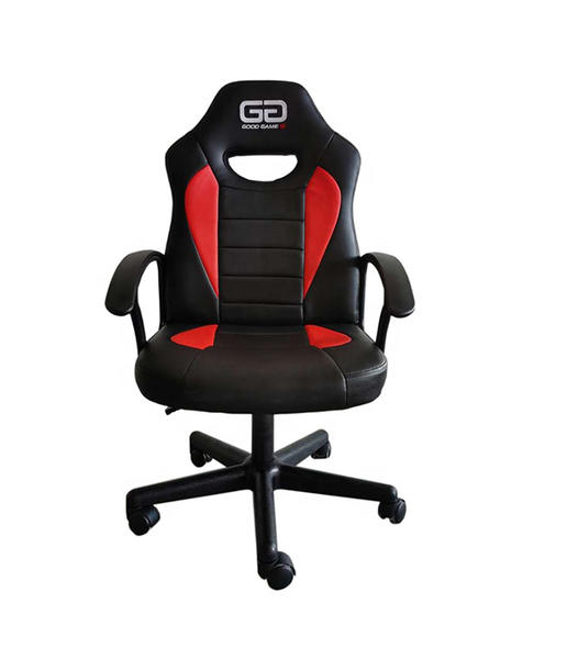 Mid-back Ergonomic Swivel Gaming Office Chair Black and Red  HJ019
