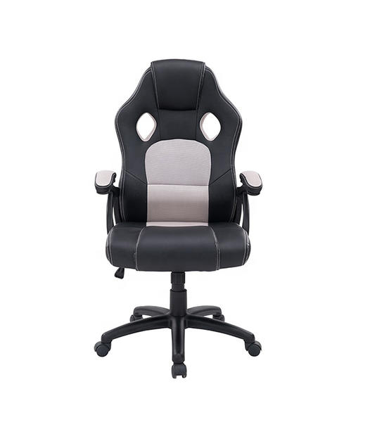 Mid-back Adjustable Office Gaming Chair with Headrest Black and Pink  HJ022