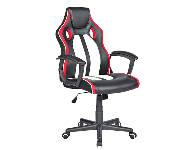 All Metal Linkage Economic Hot-seller Black and Red Gaming Racing Chair for PC Gamer  HJ006