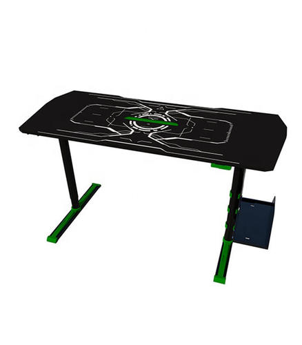 Amazon Hot Selling T-Shaped Racing Computer Desk with CPU Holder and Headset Hanger  HJ010
