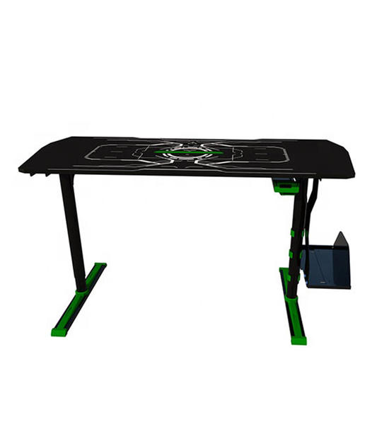 Amazon Hot Selling T-Shaped Racing Computer Desk with CPU Holder and Headset Hanger  HJ010
