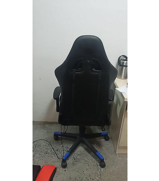 Furniture Racing Style Reclining PU Leather Cheap Gaming Chair with Massage Lumbar Support