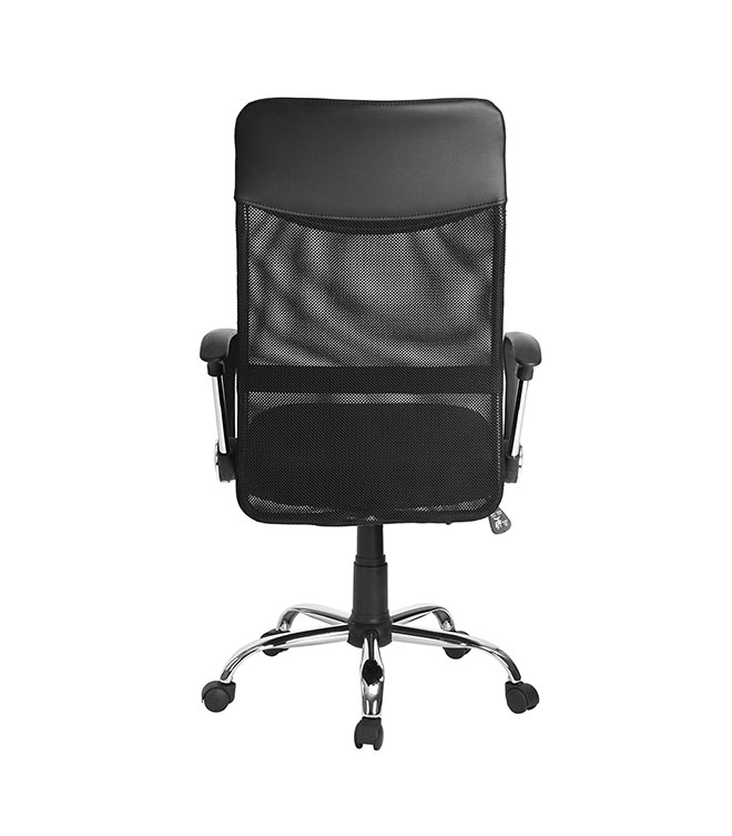 Mesh back office chair manager chair office Chrome 320 mm metal base with nylon castor 