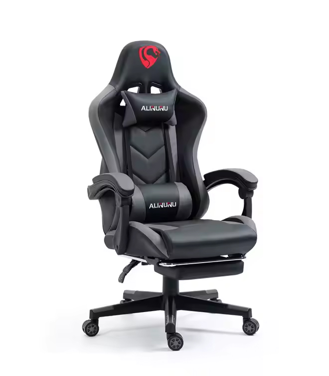 Custom High Quality White Large Gaming and Table Chair Set With Massage for PC Computer Gamer