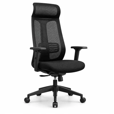Silla de oficina de malla con respaldo alto